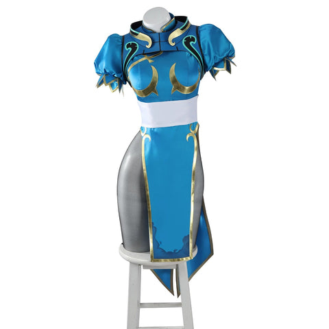 Street Fighter 6 × Overwatch: Chun - Li "Juno" Crossover Cosplay Costume - Coscosmos