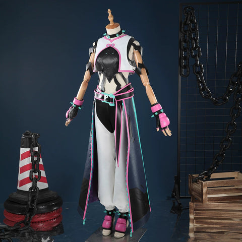 Street Fighter 6 x Overwatch Kiriko "Spider Lily" Collaboration Cosplay Costume - Coscosmos