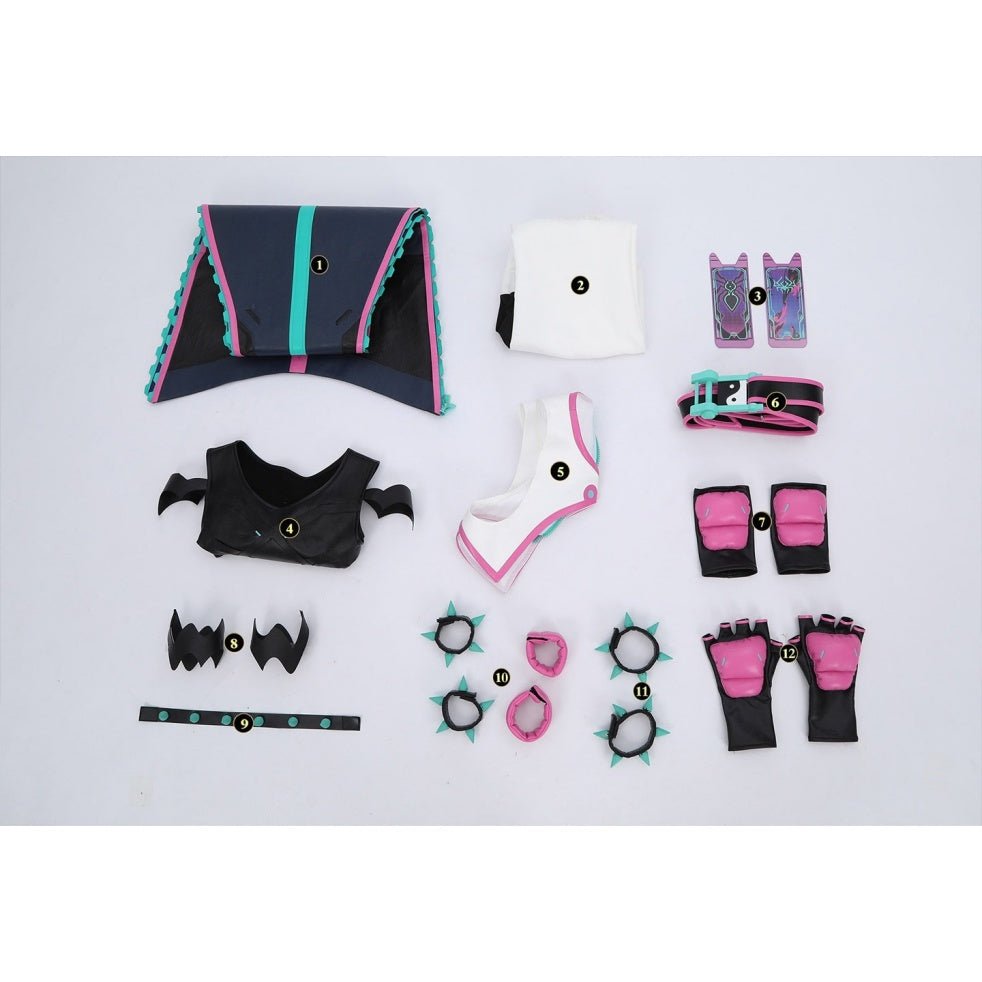 Street Fighter 6 x Overwatch Kiriko "Spider Lily" Collaboration Cosplay Costume - Coscosmos