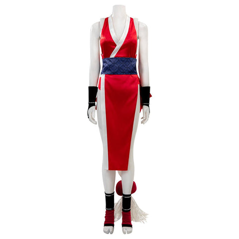 Street Fighter Mai Shiranui Cosplay Costume - High Quality Game Character Outfit - Coscosmos