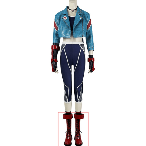 Street Fighter V Cosplay Costume - Cammy Classic Battle Suit Delta Red Agent Outfit Anime Game Cos Full Set - Coscosmos