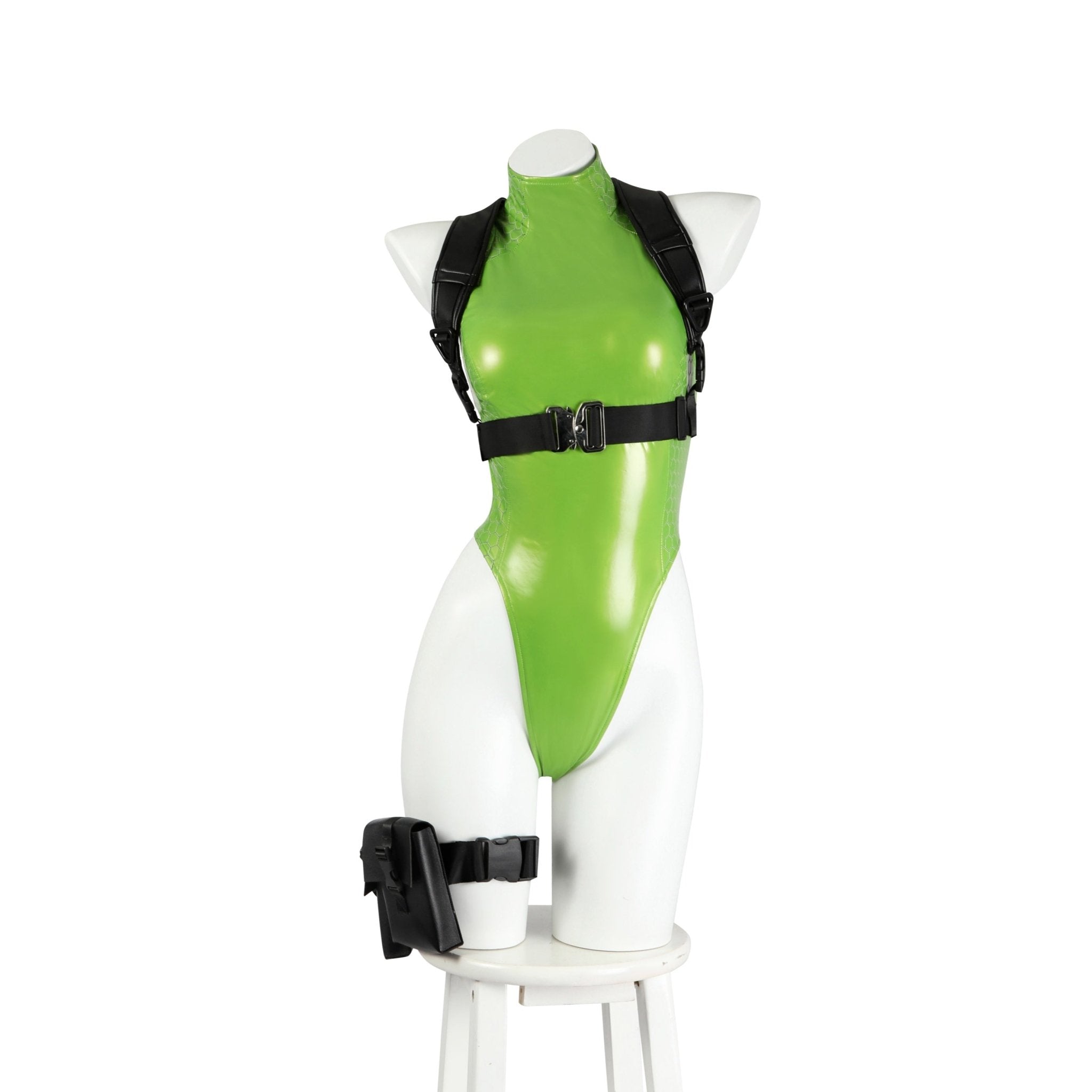 Street Fighter V Cosplay Costume - Cammy Classic Battle Suit Delta Red Agent Outfit Anime Game Cos Full Set - Coscosmos