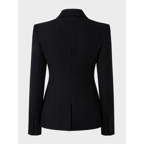 Structured Shoulder Waist-Tailored Blazer Custom Design Formal Suit - Coscosmos