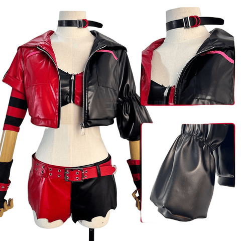 Suicide Squad Harley Quinn Cosplay Costume - Premium Quality Movie Outfit - Coscosmos