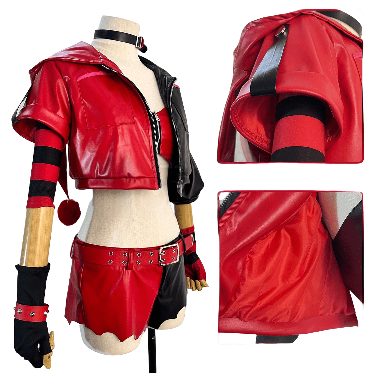 Suicide Squad Harley Quinn Cosplay Costume - Premium Quality Movie Outfit - Coscosmos