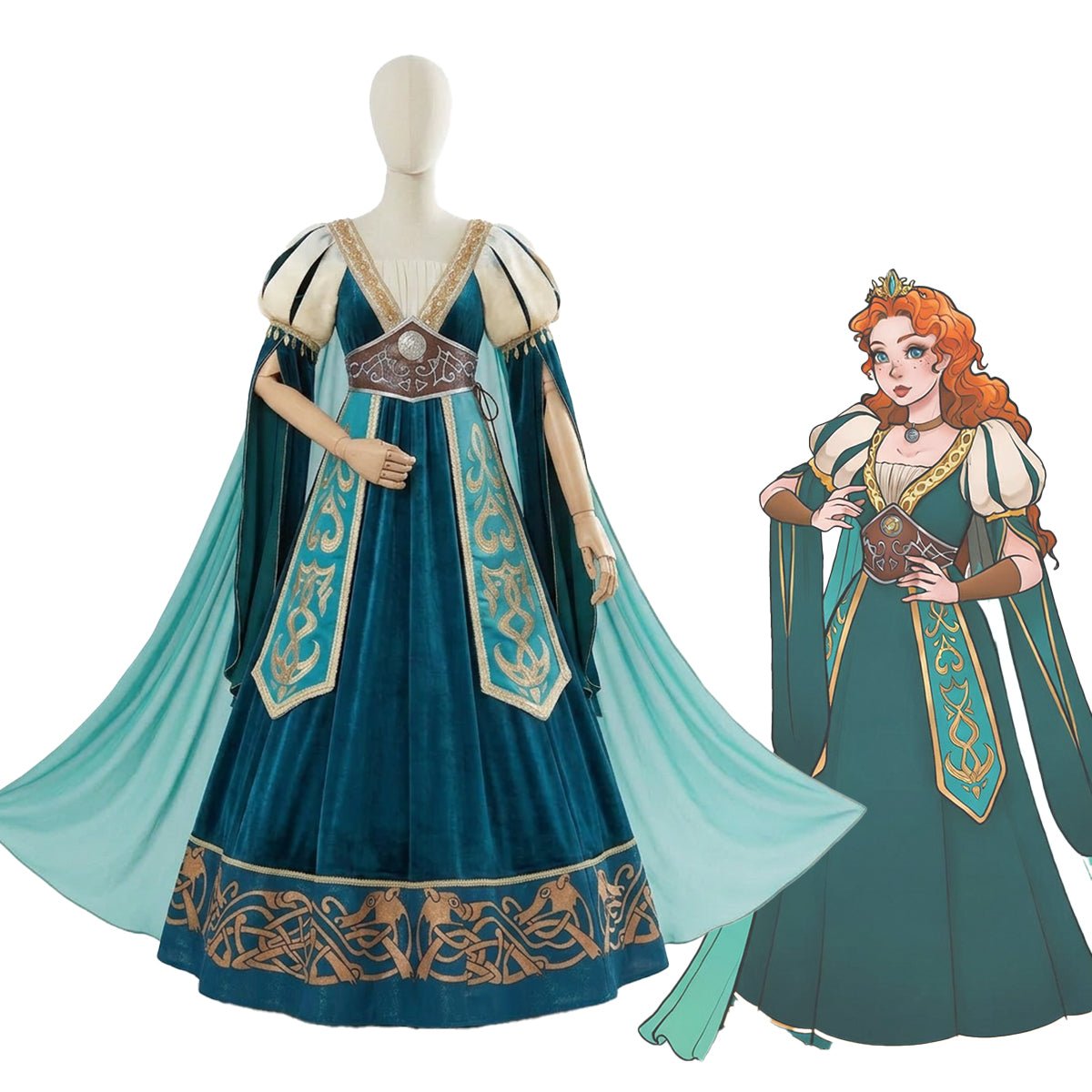 Sunset Dragon Melinda Cosplay Costume - Coscosmos