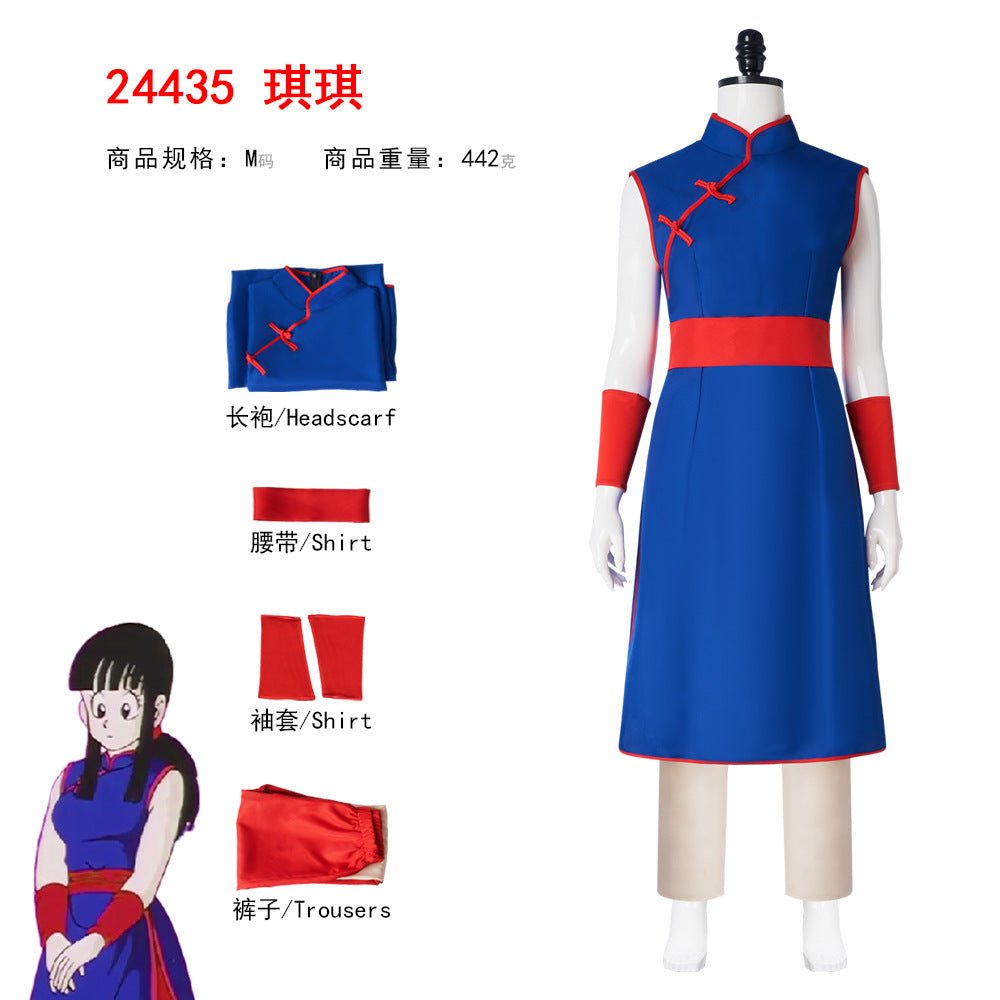Super Dragon Ball Heroes Chi - Chi Cosplay Costume - Coscosmos