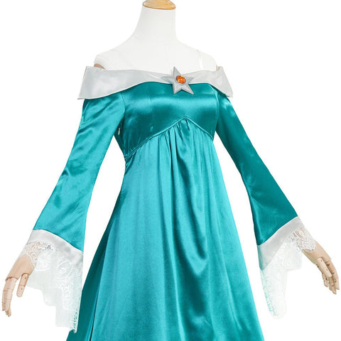 Super Mario Galaxy Movie Princess Rosalina Cosplay Costume - Coscosmos