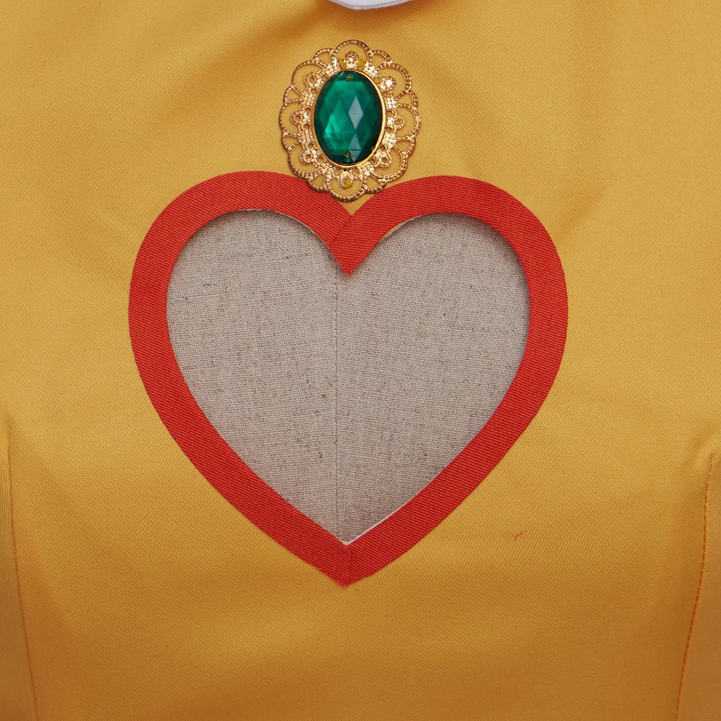 Super Mario Princess Daisy Orange Crop Top and Skirt Two - Piece Set - Coscosmos