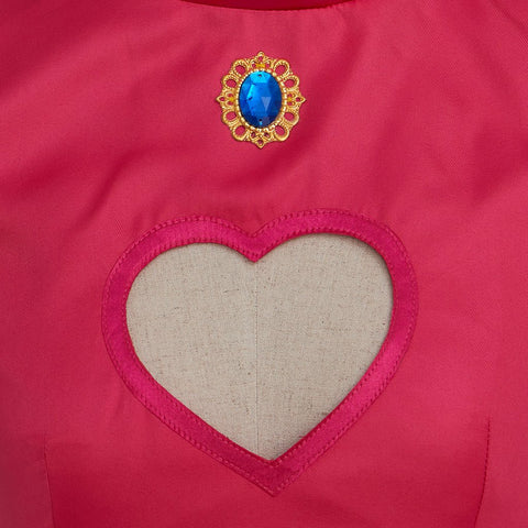Super Mario Princess Peach Pink Short Dress and Top Two - Piece Set - Coscosmos