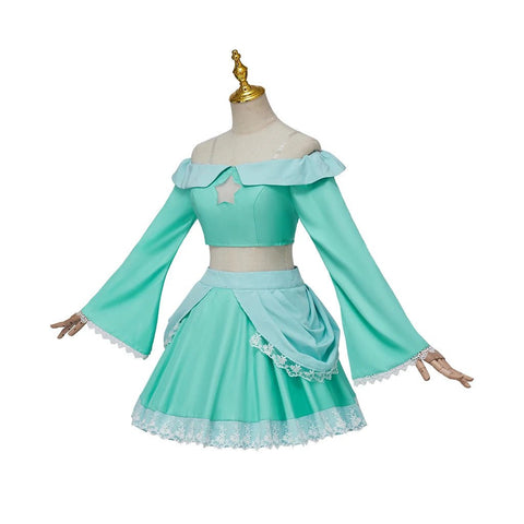 Super Mario Rosalina Princess Cosplay Costume, Premium Outfit - Coscosmos