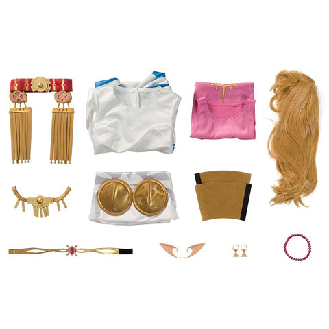 Super Smash Bros. Ultimate Princess Zelda Pink Cosplay Costume - Game Inspired Outfit - Coscosmos