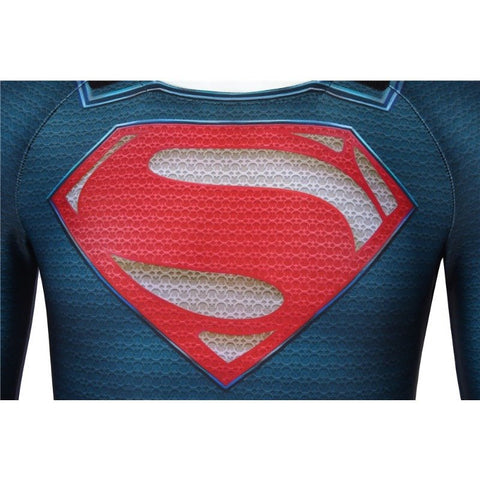 Superman Costume Cosplay Suit Kids Clark Kent Man of Steel 3D Printed Handmade - Coscosmos