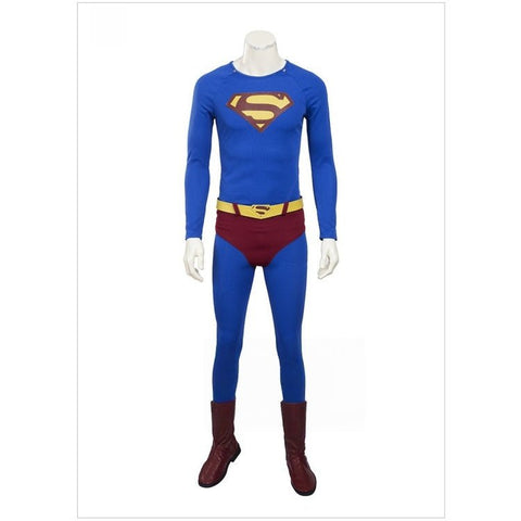 Superman Returns Cosplay Costume - Full Bodysuit Clark Kent Superman Outfit Replica - Coscosmos