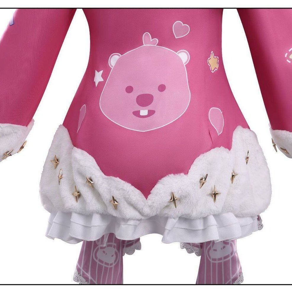 Supernatural Task Force Allen Plushie Showdown VS Alice Sweet Dream Party Cosplay Costume Full Set - Coscosmos