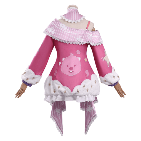 Supernatural Task Force Allen Plushie Showdown VS Alice Sweet Dream Party Cosplay Costume Full Set - Coscosmos