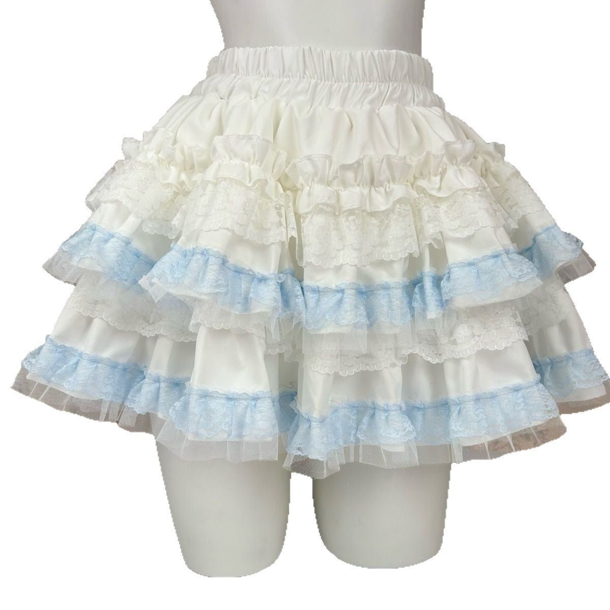 Sweet Lace Cake Lolita Dress 2026 Slim French Puff Short Skirt - Coscosmos