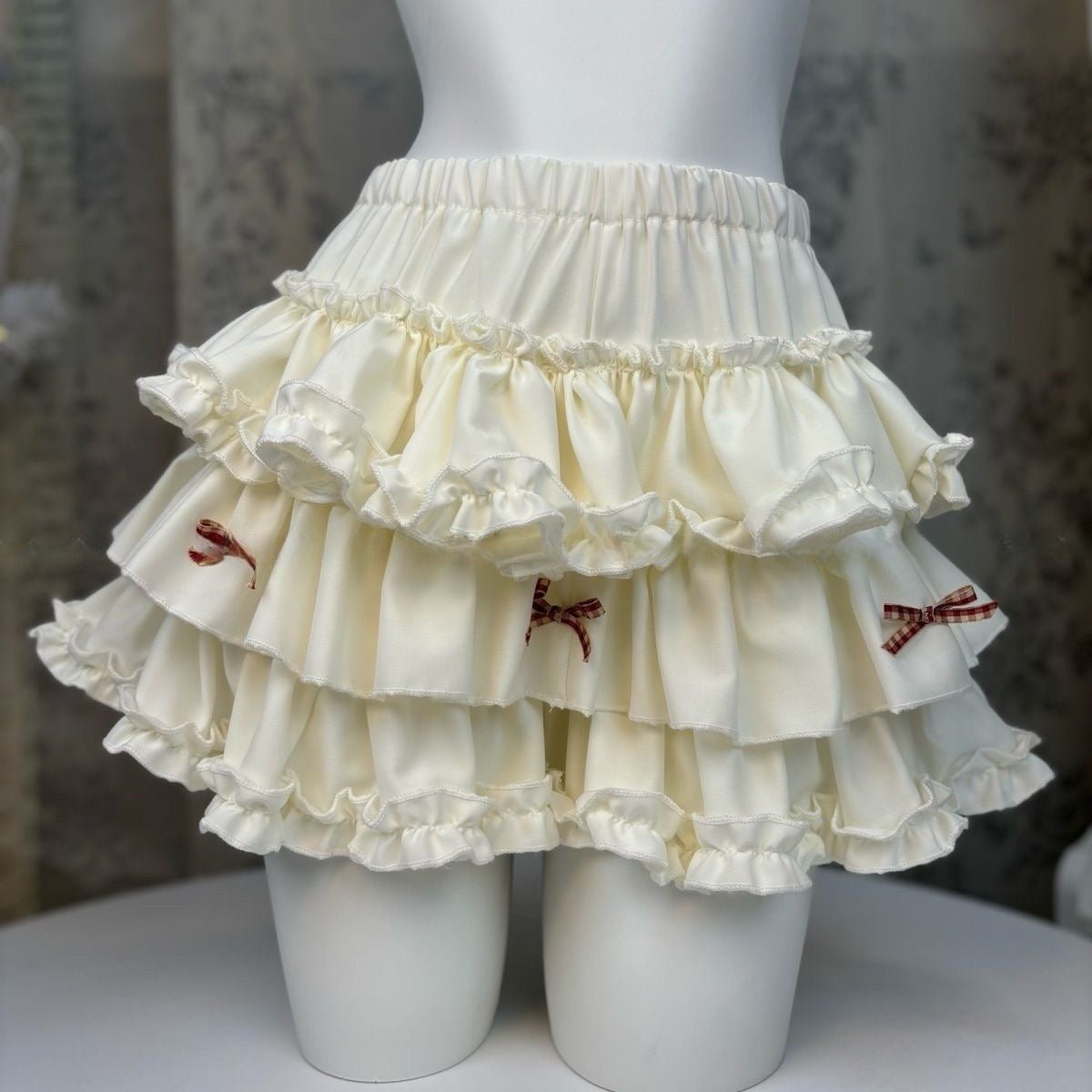 Sweet Lace Cake Lolita Dress 2026 Slim French Puff Short Skirt - Coscosmos