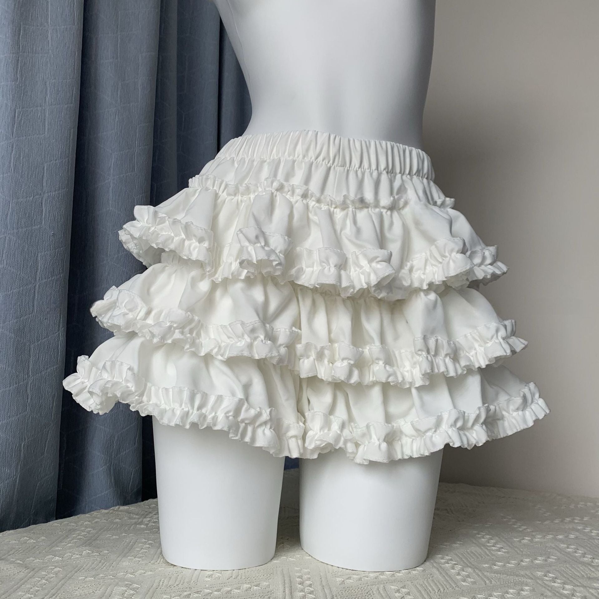 Sweet Lace Cake Lolita Dress 2026 Slim French Puff Short Skirt - Coscosmos