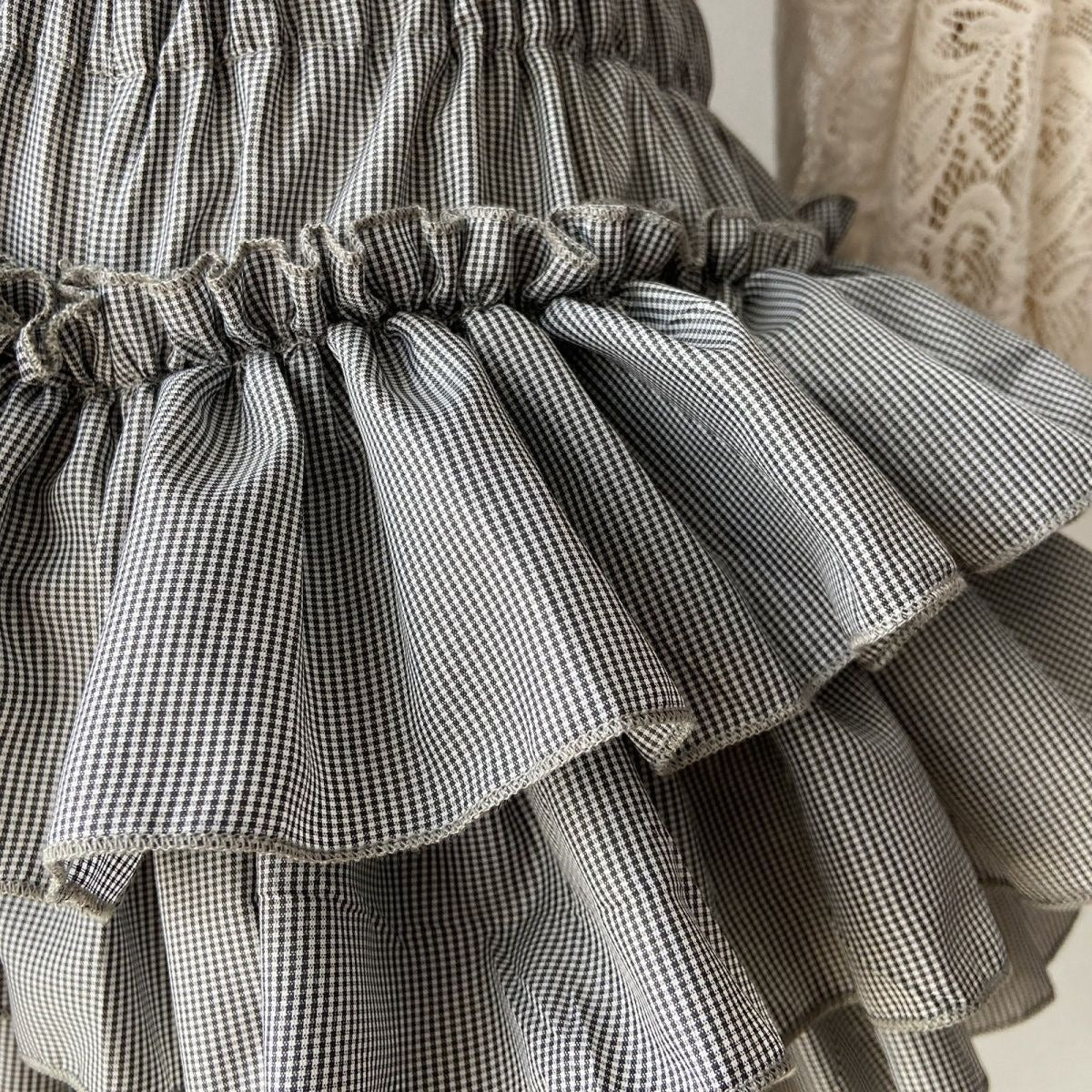 Sweet Lace Cake Lolita Dress 2026 Slim French Puff Short Skirt - Coscosmos