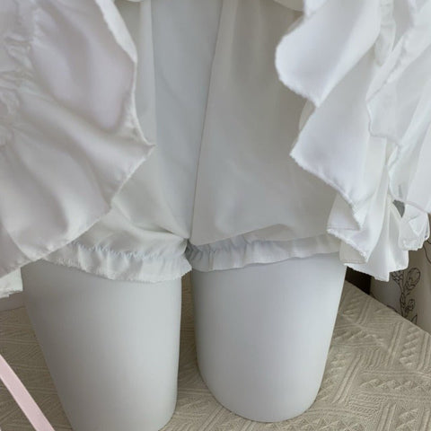 Sweet Lace Cake Lolita Dress 2026 Slim French Puff Short Skirt - Coscosmos