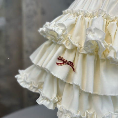 Sweet Lace Cake Lolita Dress 2026 Slim French Puff Short Skirt - Coscosmos