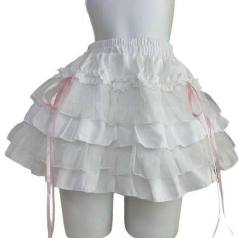 Sweet Lace Cake Lolita Dress 2026 Slim French Puff Short Skirt - Coscosmos