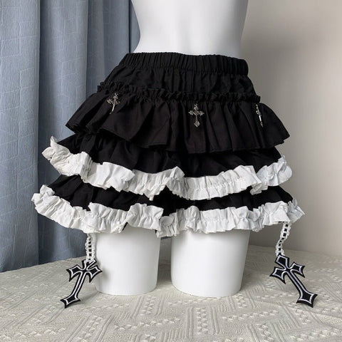 Sweet Lace Cake Lolita Dress 2026 Slim French Puff Short Skirt - Coscosmos