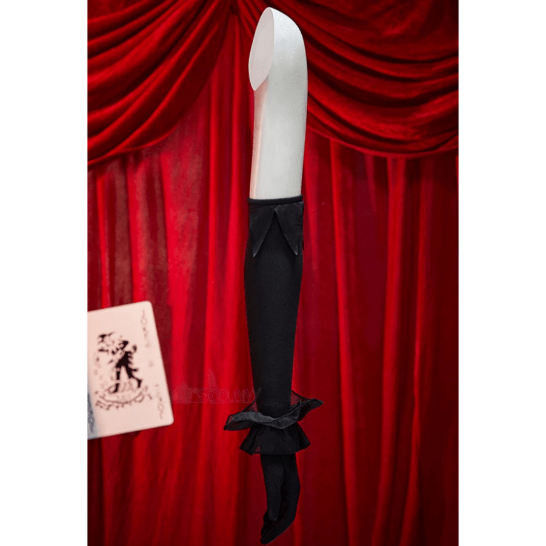 Terrifier Art the Clown Cosplay Costume - Full Set Gothic Black and White Jester Dress for Halloween - Coscosmos