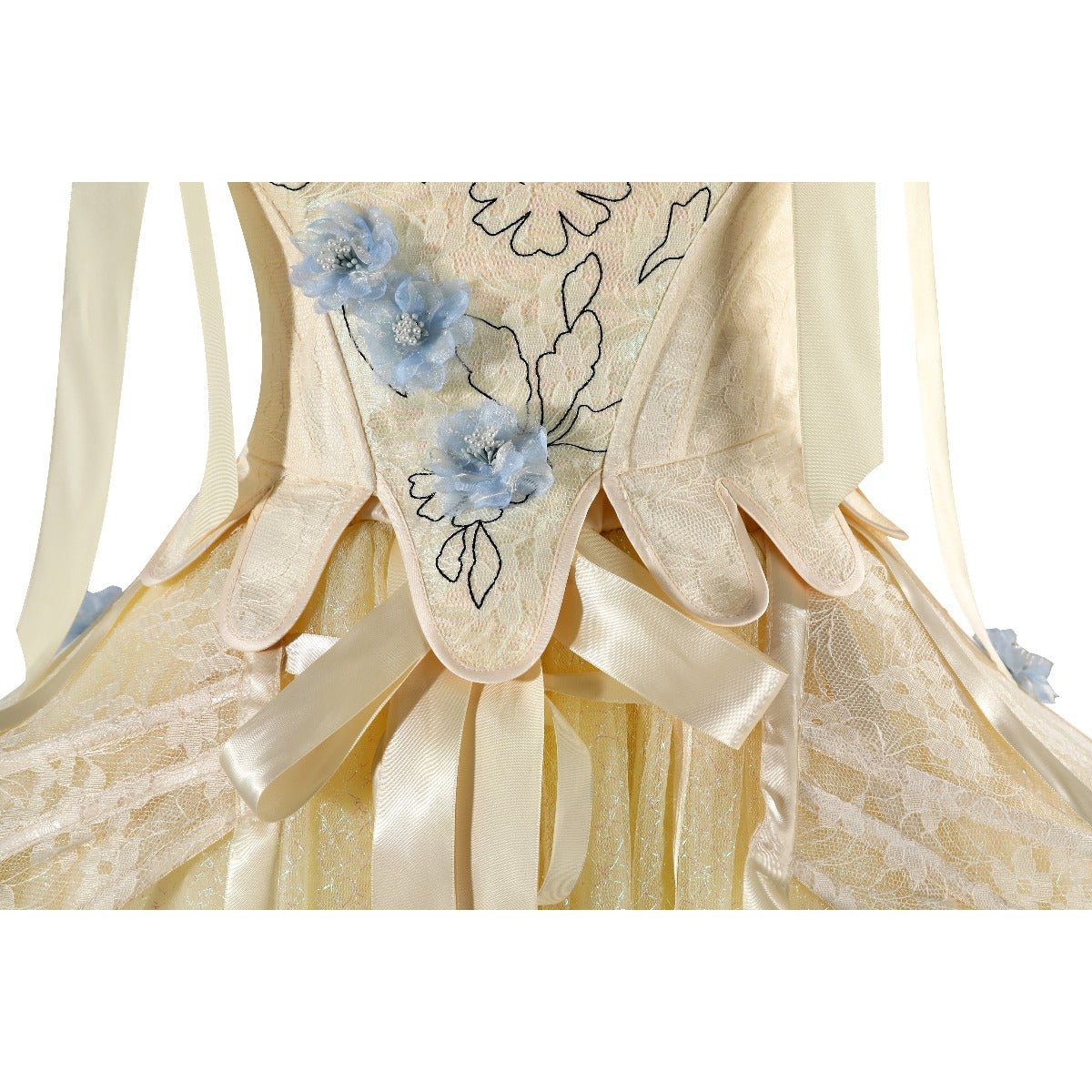 The Addams Family Wednesday Enid Sinclair Pink Sequin Evening Gown for Cosplay & Parties - Coscosmos