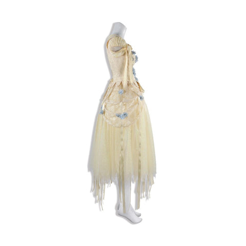 The Addams Family Wednesday Enid Sinclair Pink Sequin Evening Gown for Cosplay & Parties - Coscosmos