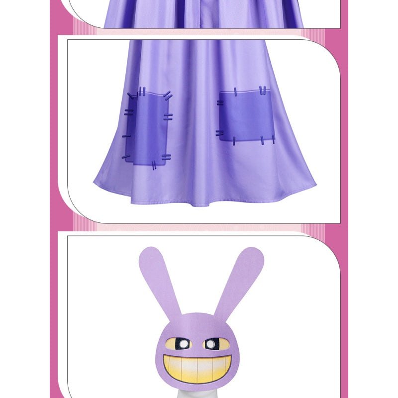 The Amazing Digital Circus Jumpsuit For Adult/ Kids Halloween Clown Outfit Cosplay Suit - Coscosmos