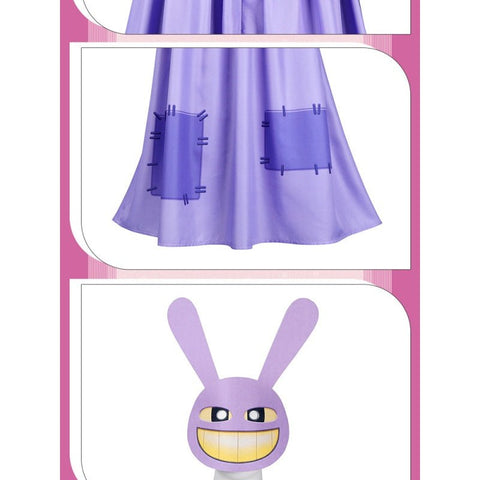 The Amazing Digital Circus Jumpsuit For Adult/ Kids Halloween Clown Outfit Cosplay Suit - Coscosmos