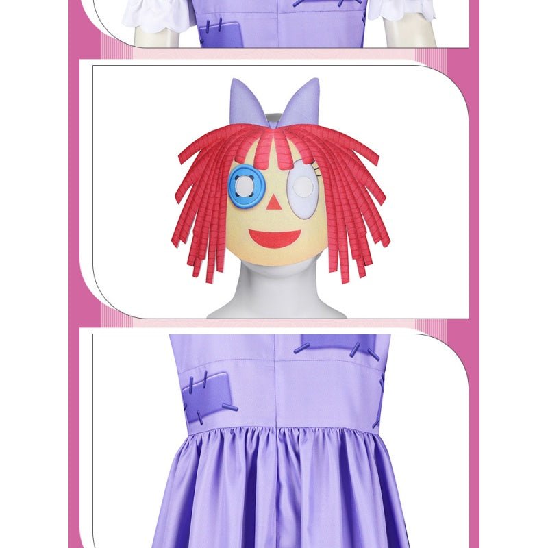 The Amazing Digital Circus Jumpsuit For Adult/ Kids Halloween Clown Outfit Cosplay Suit - Coscosmos
