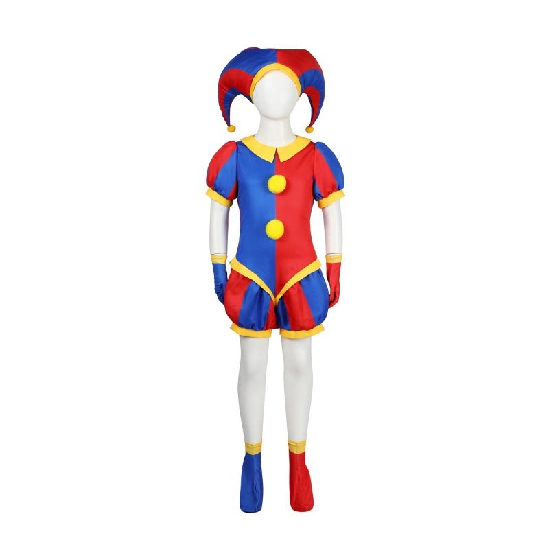 The Amazing Digital Circus Jumpsuit For Adult/ Kids Halloween Clown Outfit Cosplay Suit - Coscosmos
