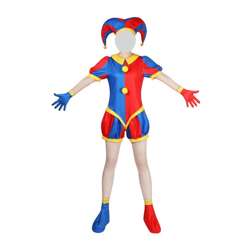 The Amazing Digital Circus Jumpsuit For Adult/ Kids Halloween Clown Outfit Cosplay Suit - Coscosmos
