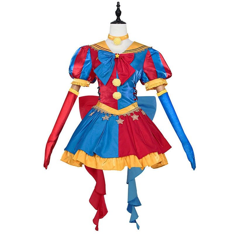 The Amazing Digital Circus Pomni 3 Styles Cosplay Costume - Coscosmos