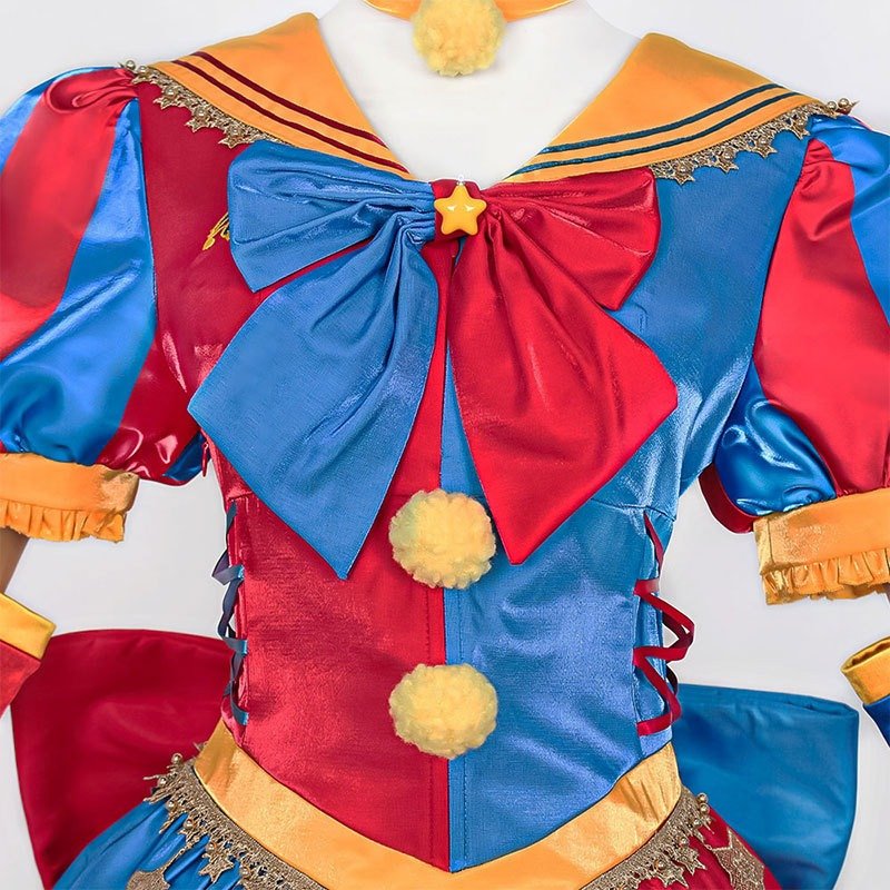 The Amazing Digital Circus Pomni 3 Styles Cosplay Costume - Coscosmos