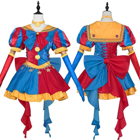 The Amazing Digital Circus Pomni 3 Styles Cosplay Costume - Coscosmos