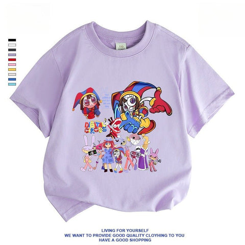 The Amazing Digital Circus Pomni Cartoon T-shirt | Exclusive Member Gift, Get It Free Only Pay Shipping Fee - Coscosmos