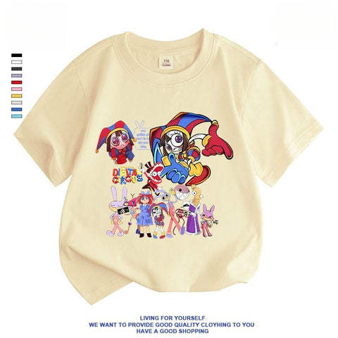The Amazing Digital Circus Pomni Cartoon T-shirt | Exclusive Member Gift, Get It Free Only Pay Shipping Fee - Coscosmos