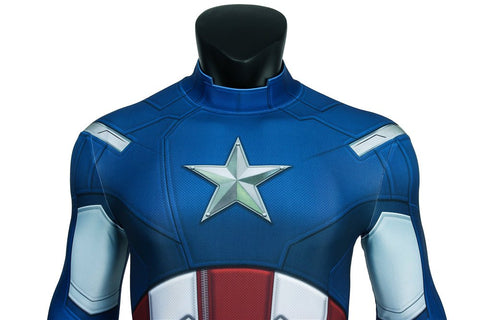 The Avengers: Captain America 3D Print Onesie - Official Marvel Costume - Coscosmos