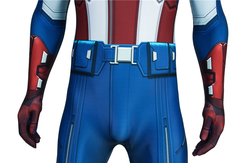 The Avengers: Captain America 3D Print Onesie - Official Marvel Costume - Coscosmos