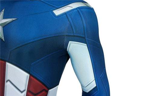 The Avengers: Captain America 3D Print Onesie - Official Marvel Costume - Coscosmos