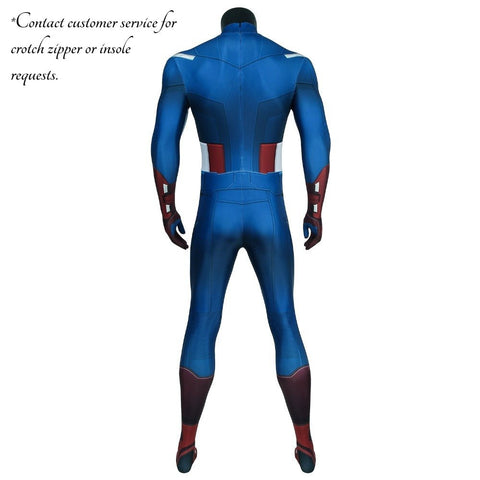 The Avengers: Captain America 3D Print Onesie - Official Marvel Costume - Coscosmos