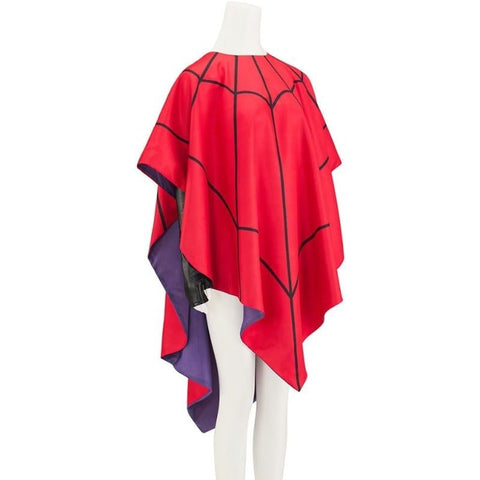The Beatles Spider - Man Reversible Hooded Cape Cloak - Cool Superhero Costume with Web Design - Coscosmos