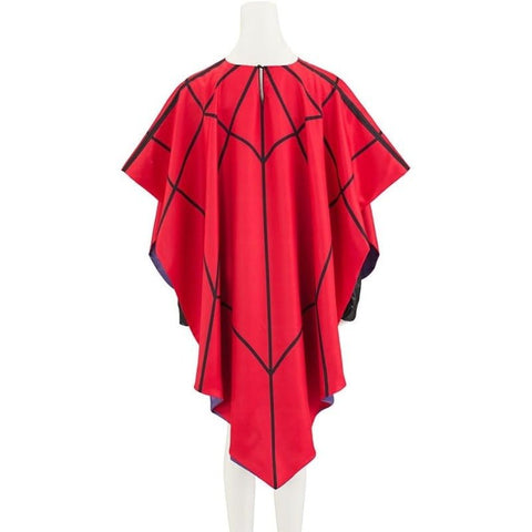 The Beatles Spider - Man Reversible Hooded Cape Cloak - Cool Superhero Costume with Web Design - Coscosmos