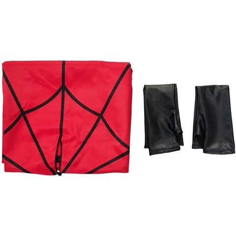 The Beatles Spider - Man Reversible Hooded Cape Cloak - Cool Superhero Costume with Web Design - Coscosmos