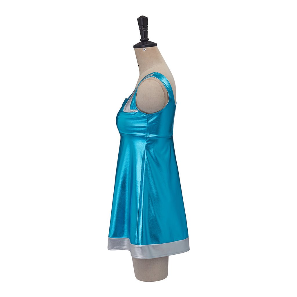 The Cheetah Girls Wendy Blue Princess Dress - Halloween Carnival Cosplay Outfit & Pajama Set - Coscosmos