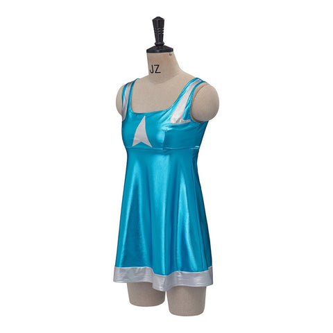 The Cheetah Girls Wendy Blue Princess Dress - Halloween Carnival Cosplay Outfit & Pajama Set - Coscosmos